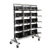 CONCO esd circulation cart trolley with pcb racks